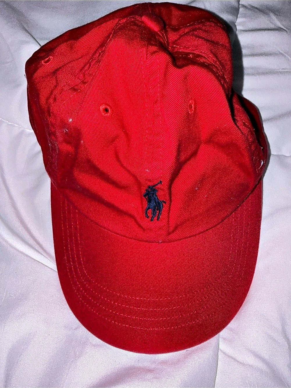 Polo Ralph Lauren The Iconic Cotton Chino Ball Cap Red Hat